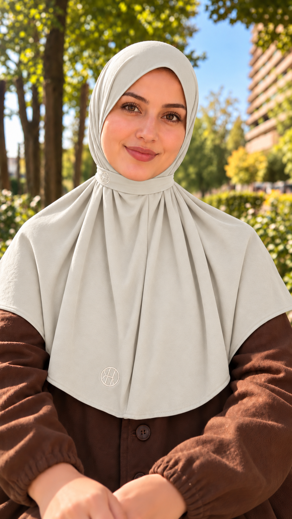 Breathable Instant Hijab – Ivory-Crème
