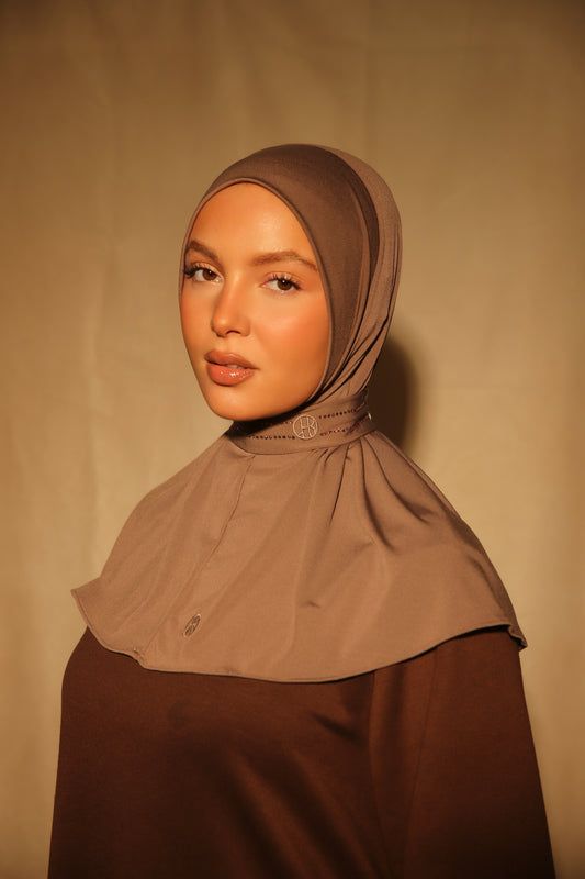 Premium Jersey Versa Luxe Instant Hijab – Mauve