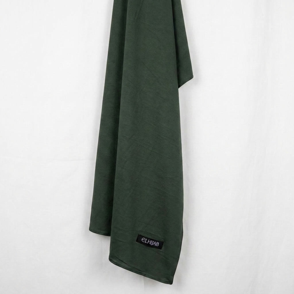 Bamboo Hijab – Forest Green