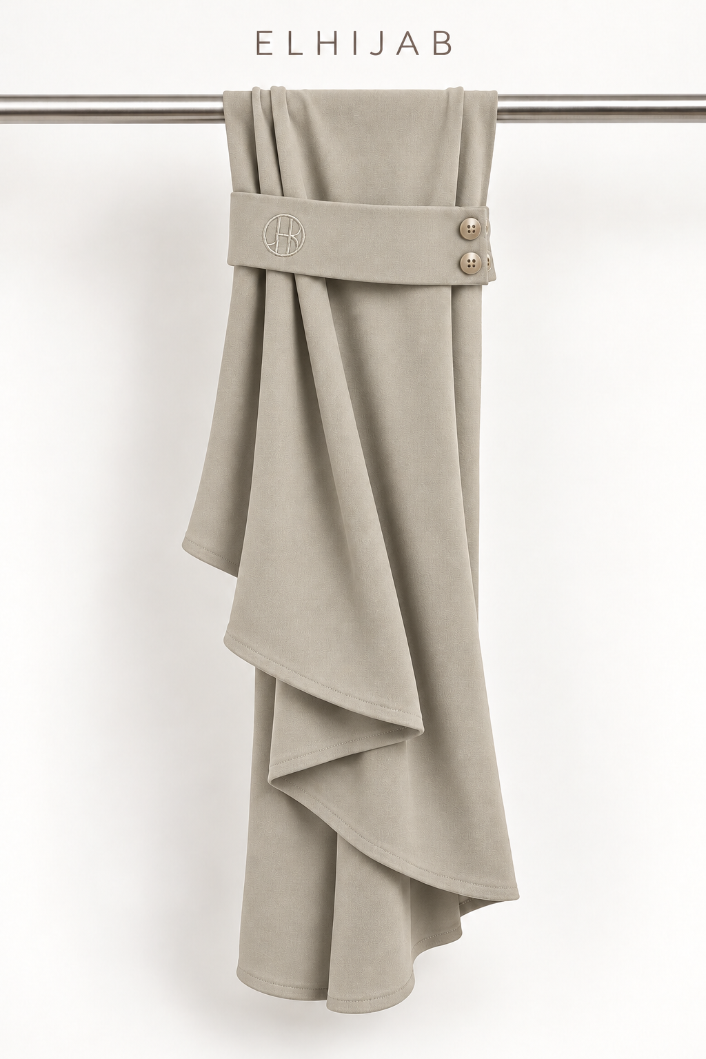 Breathable Instant Hijab – Stone Beige