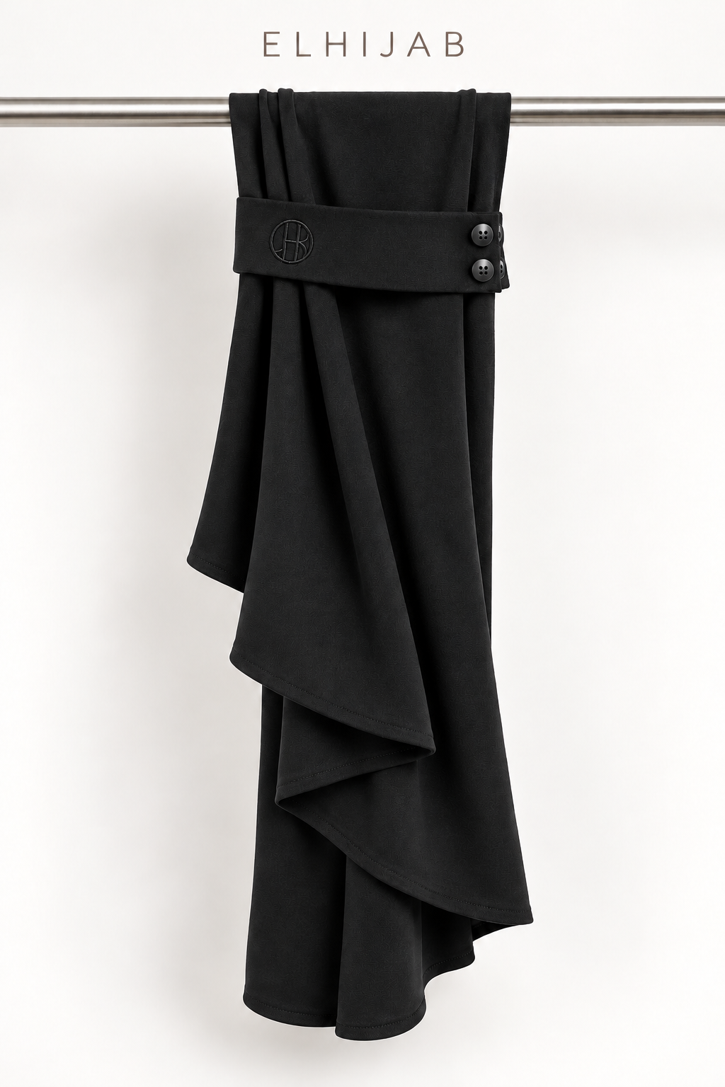 Breathable Instant Hijab – Black