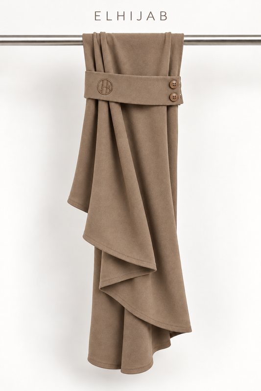 Breathable Instant Hijab – Taupe