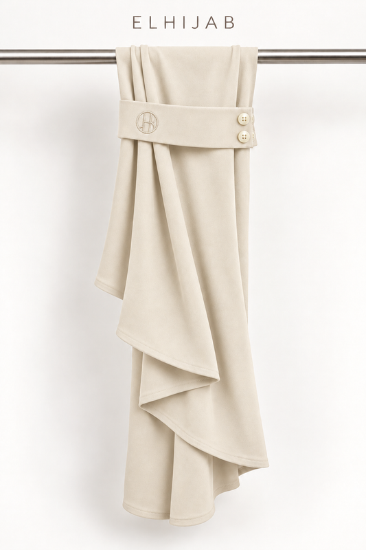Breathable Instant Hijab – Ivory-Crème