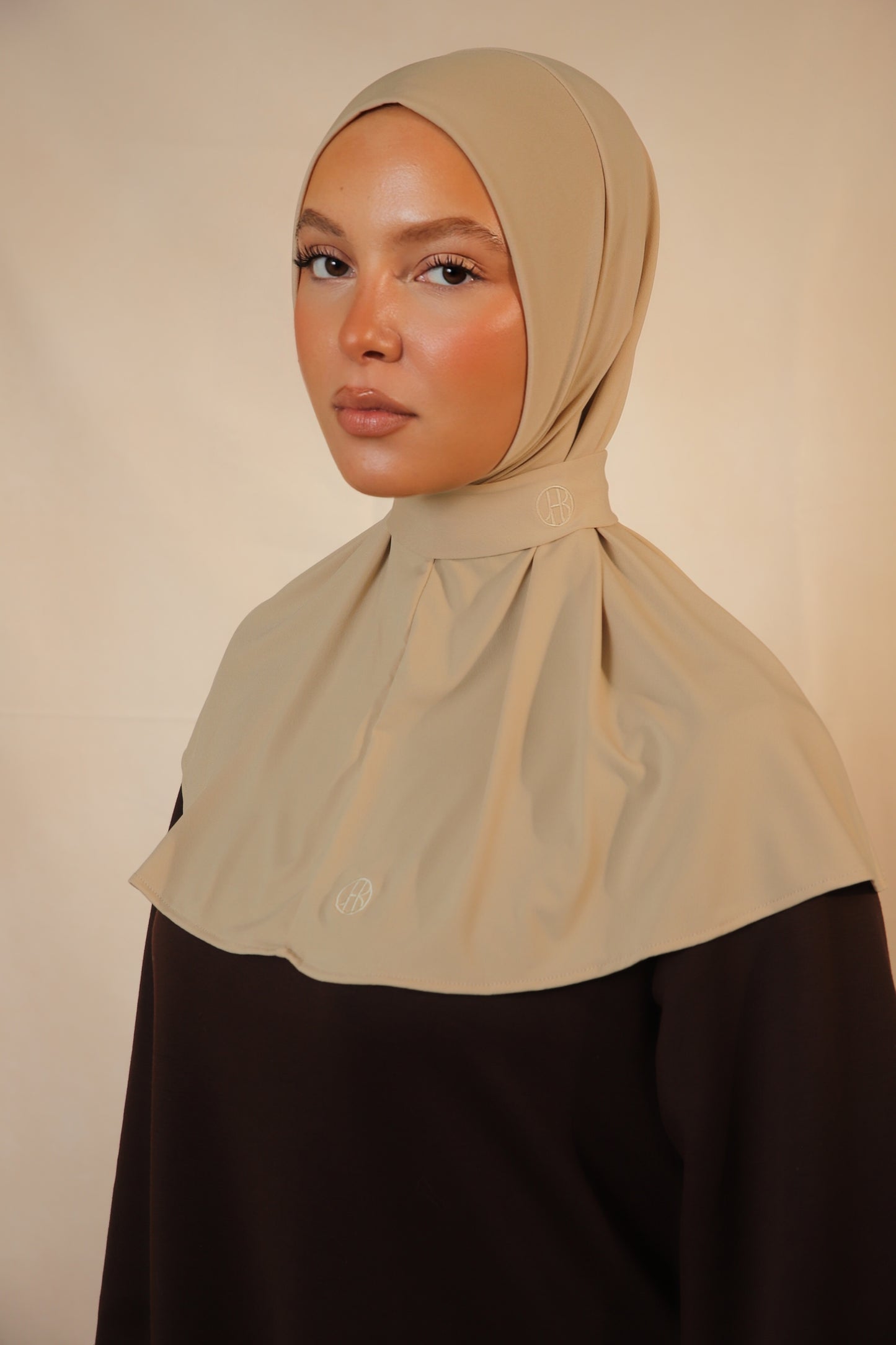Premium Jersey Versa Luxe Instant Hijab – Sand