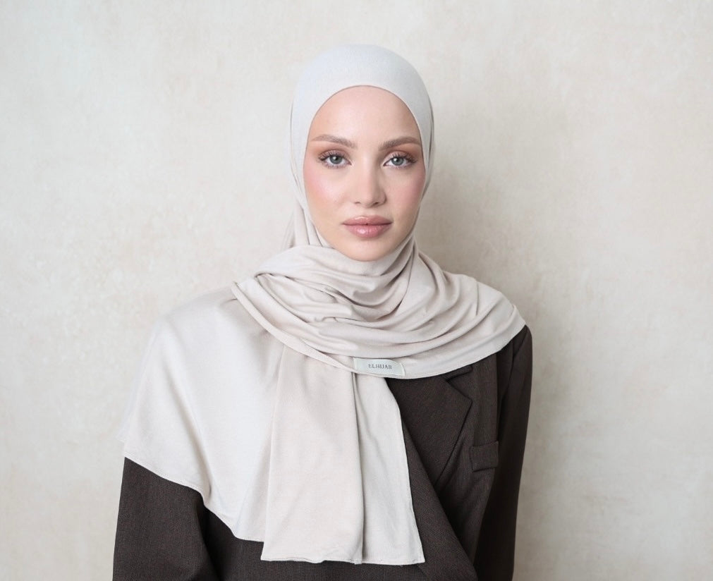 Cashmere Sand X Bamboo Instant Scarf