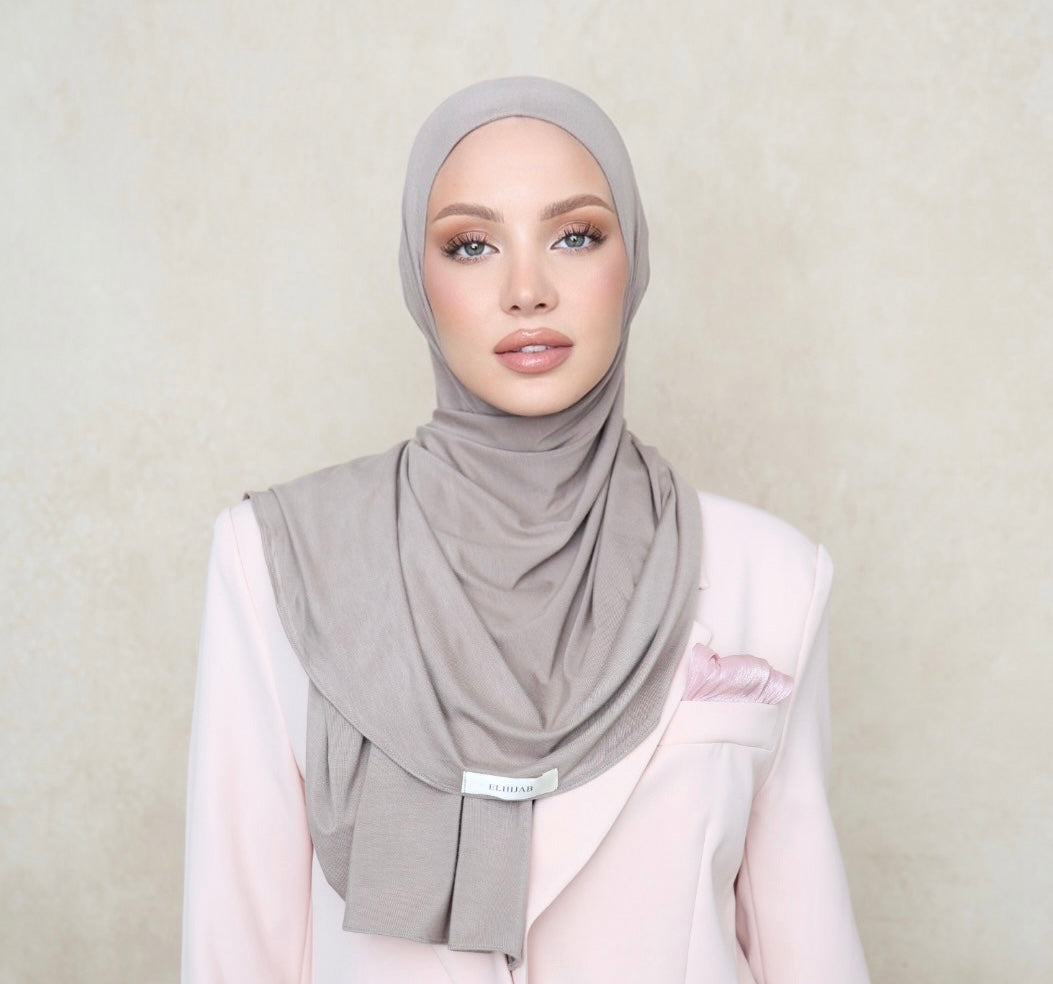 Taupe X Bamboo Instant Scarf